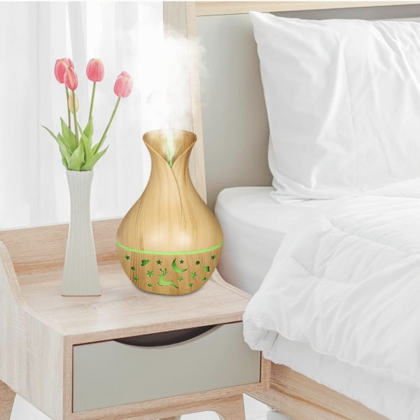 Humidificador Difusor Aromaterapia Luz LED