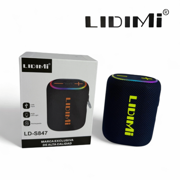 Mini Parlante Bluetooth LIDIMI LD-S847 con Power Bank