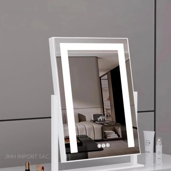 Espejo LED para Tocador con Luz Regulable y Control Táctil